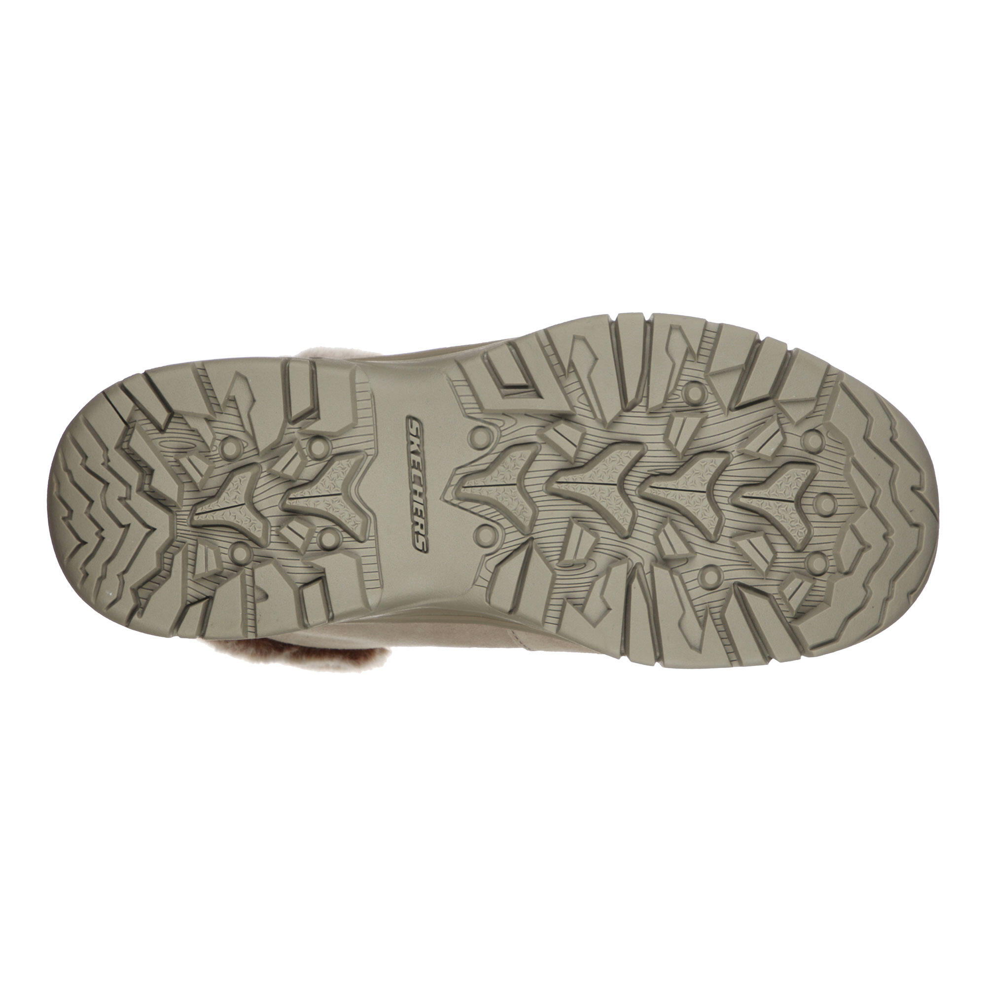 Winterschuhe Damen warm wasserdicht - Trego Skechers beige 4/5