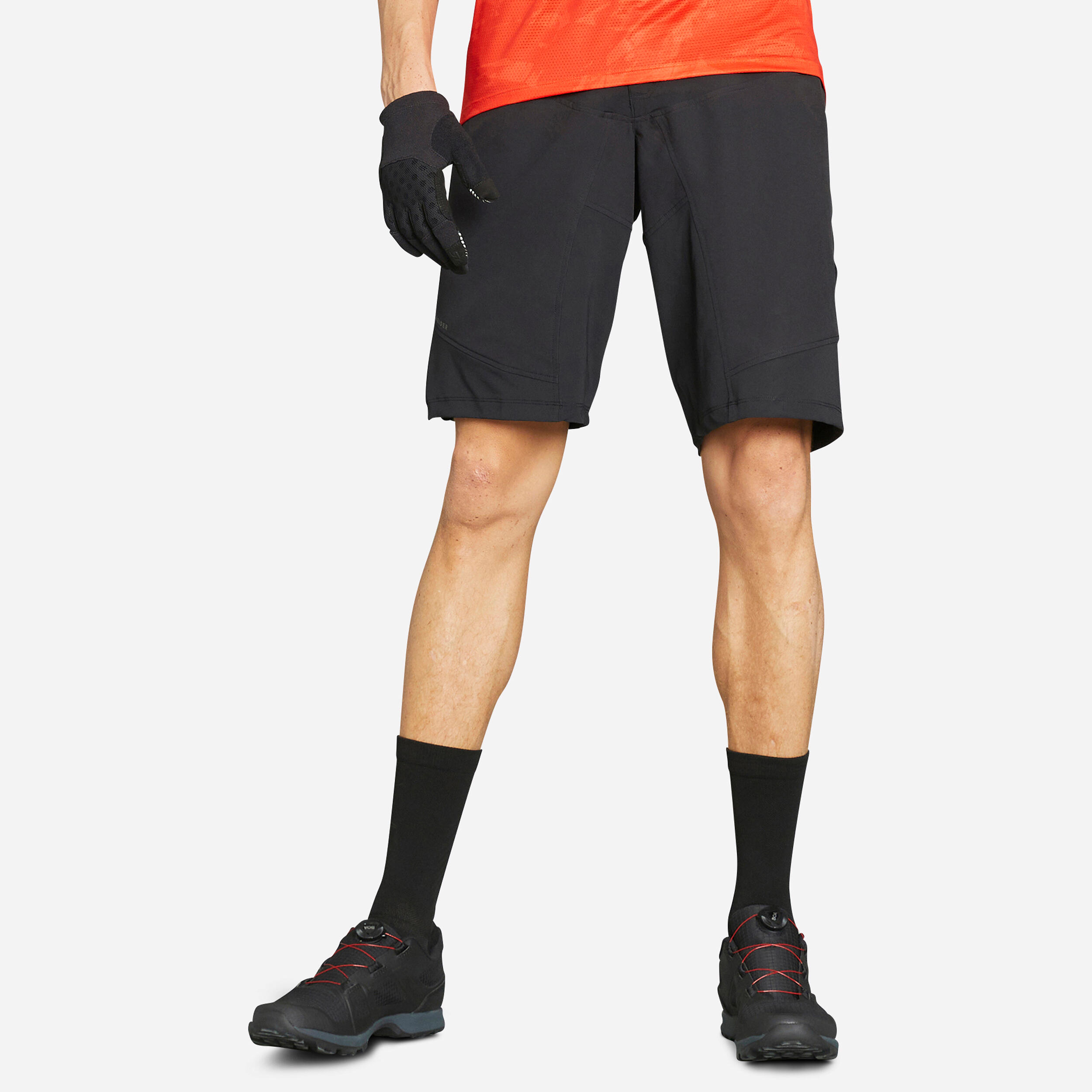 Men's Cycling Shorts - EXPL 500 Black - ROCKRIDER