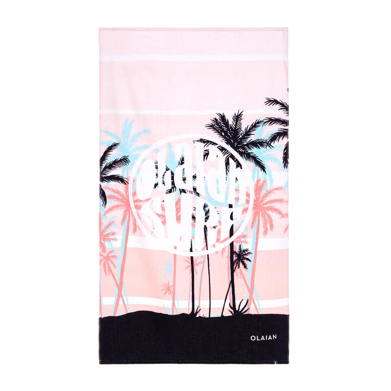 Ręcznik plażowy Olaian L Logo 145 x 85 cm