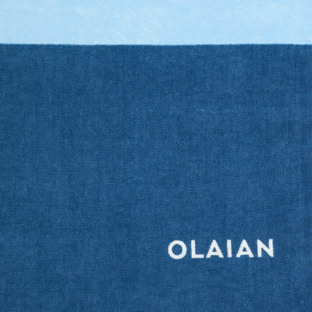 Serviette de plage 145 x 85 cm - Aqua bleu