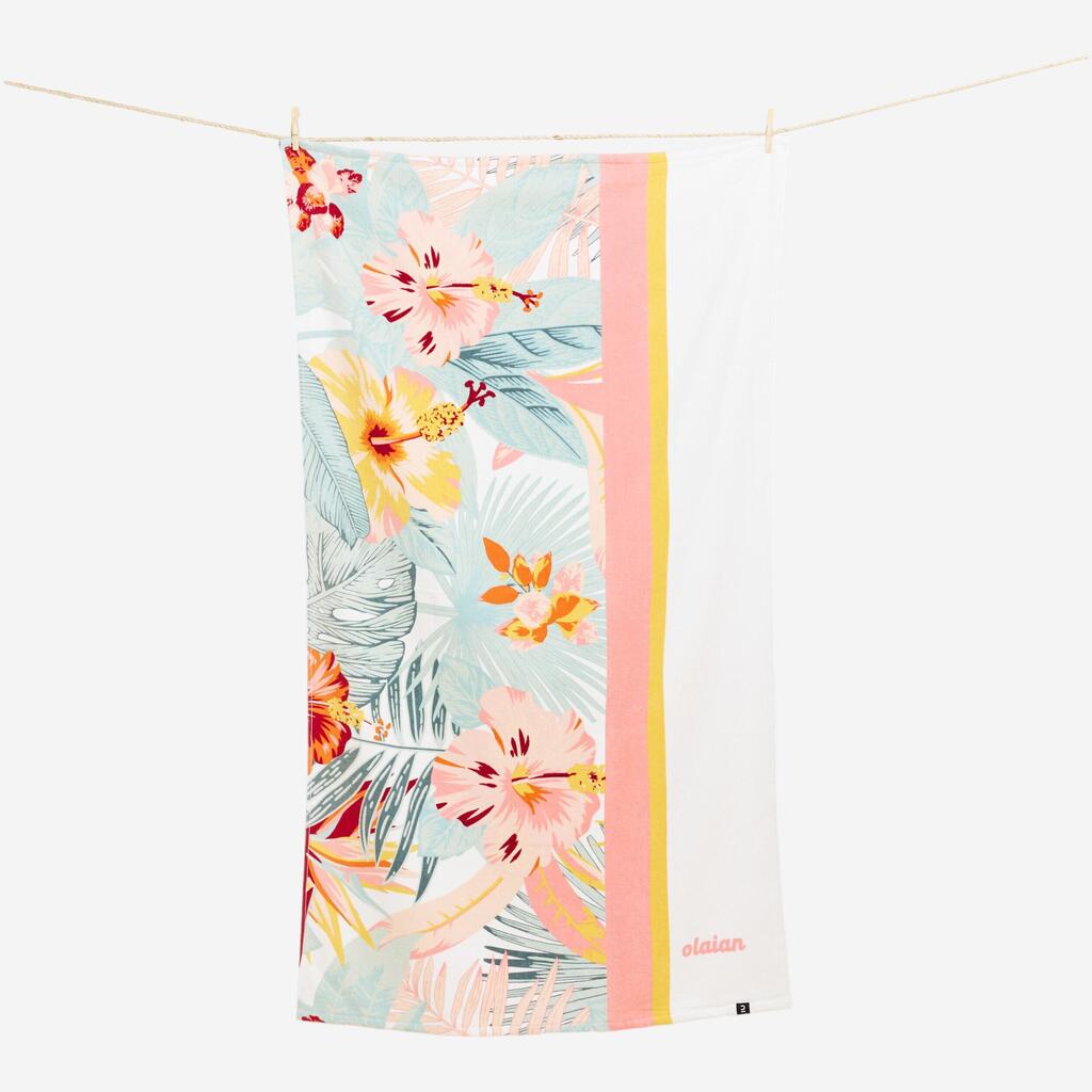 Beach towel 145 x 85 cm - Belly white