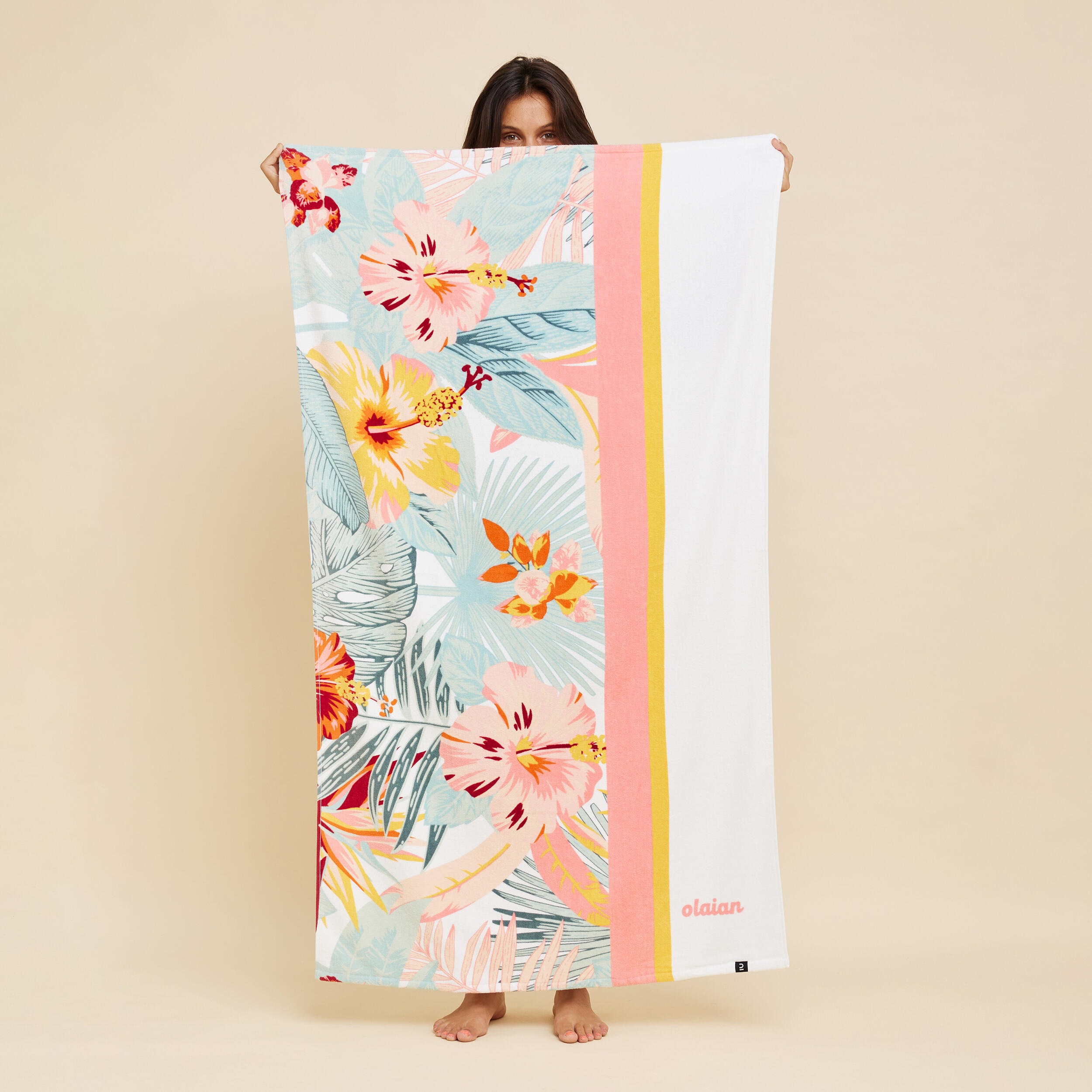 OLAIAN HANDDOEK L PRINT Vintage 145x85 cm