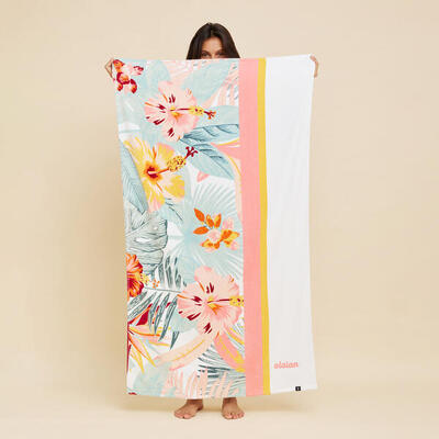Handdoek l print vintage 145x85 cm