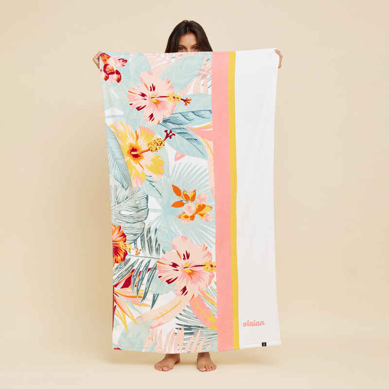 TOWEL L PRINT Vintage 145x85 cm