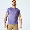 Men's Fitness Breathable Regular-Fit Crew Neck T-Shirt - Mauve