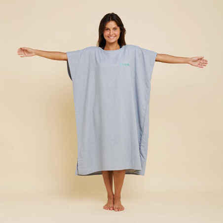 Adult Surf Poncho - 100 mottled grey