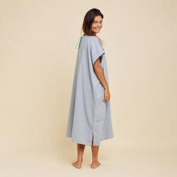 Poncho surf Adulte - 100 gris chiné