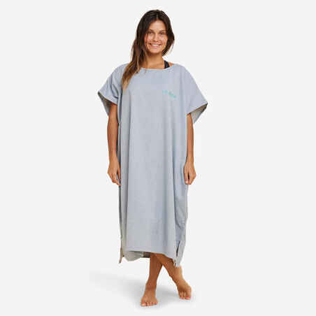 Adult Surf Poncho - 100 mottled grey