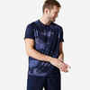 Vīriešu elpojošs fitnesa T krekls “Essential”, Aop zils