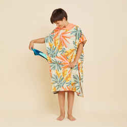 Kids' Surf Poncho 135 to 160 cm - 550 Jungle