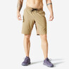 Men Gym Shorts With Zip Pocket 500 - Brown