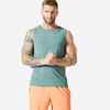 POLERA SIN MANGAS CARDIO HOMBRE 500 VERDE