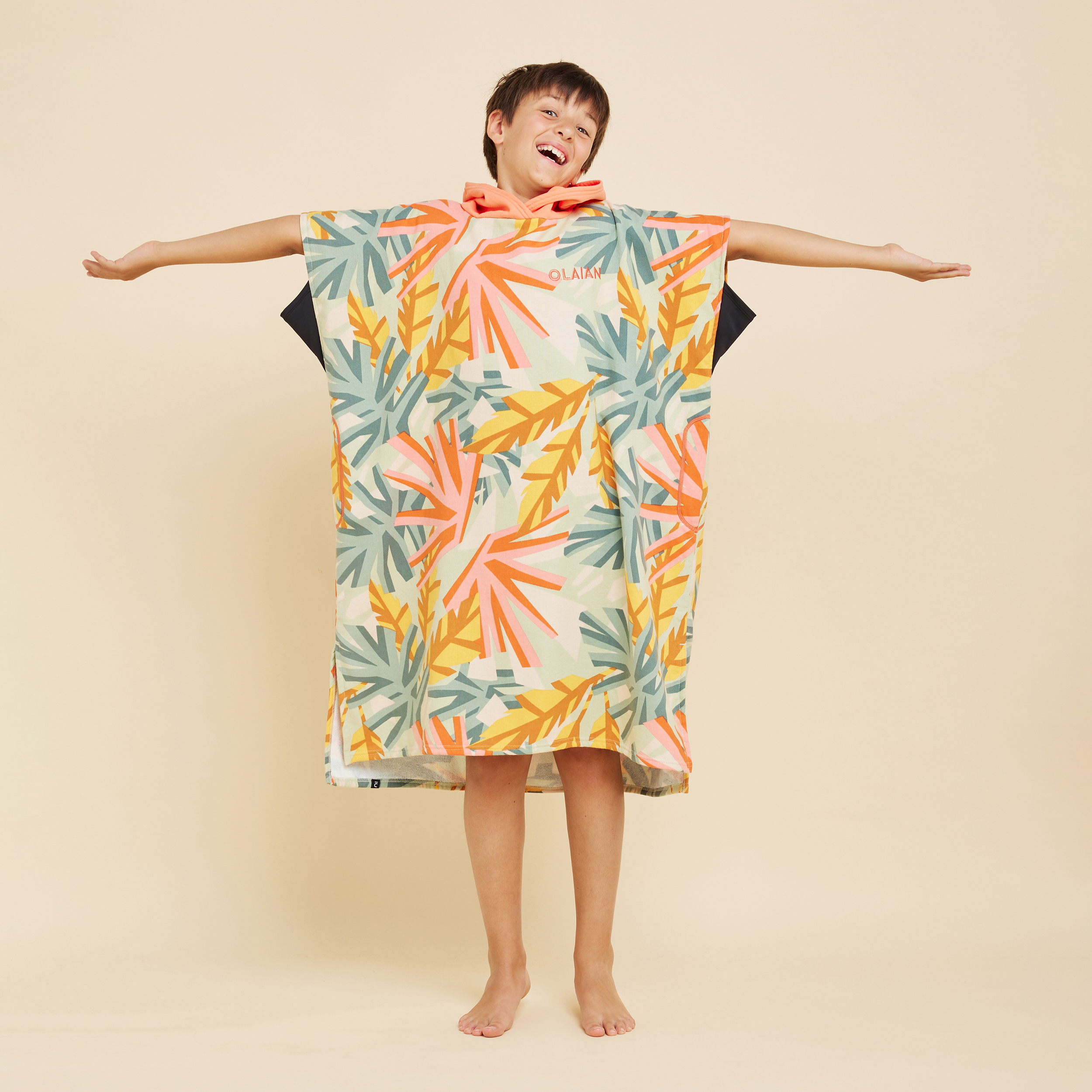 Poncho surf Enfant 135 à 160 cm - 550 Jungle