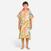 Poncho surf enfant de 135 à 160 cm - 550 Jungle rose corail
