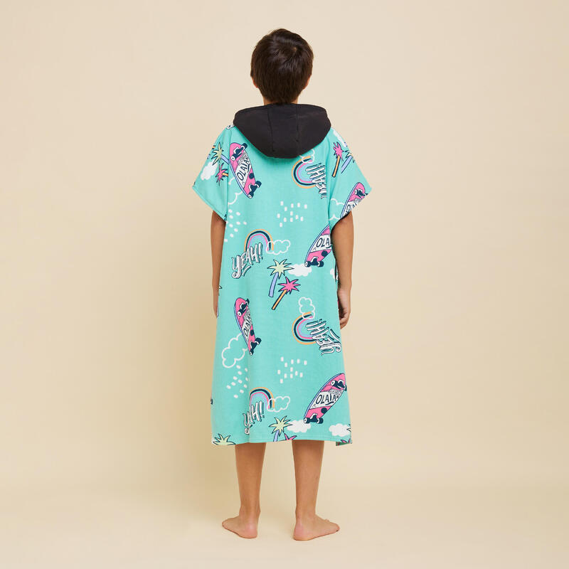Poncho Surf 550 Niños (135-160 cm) Skatepark