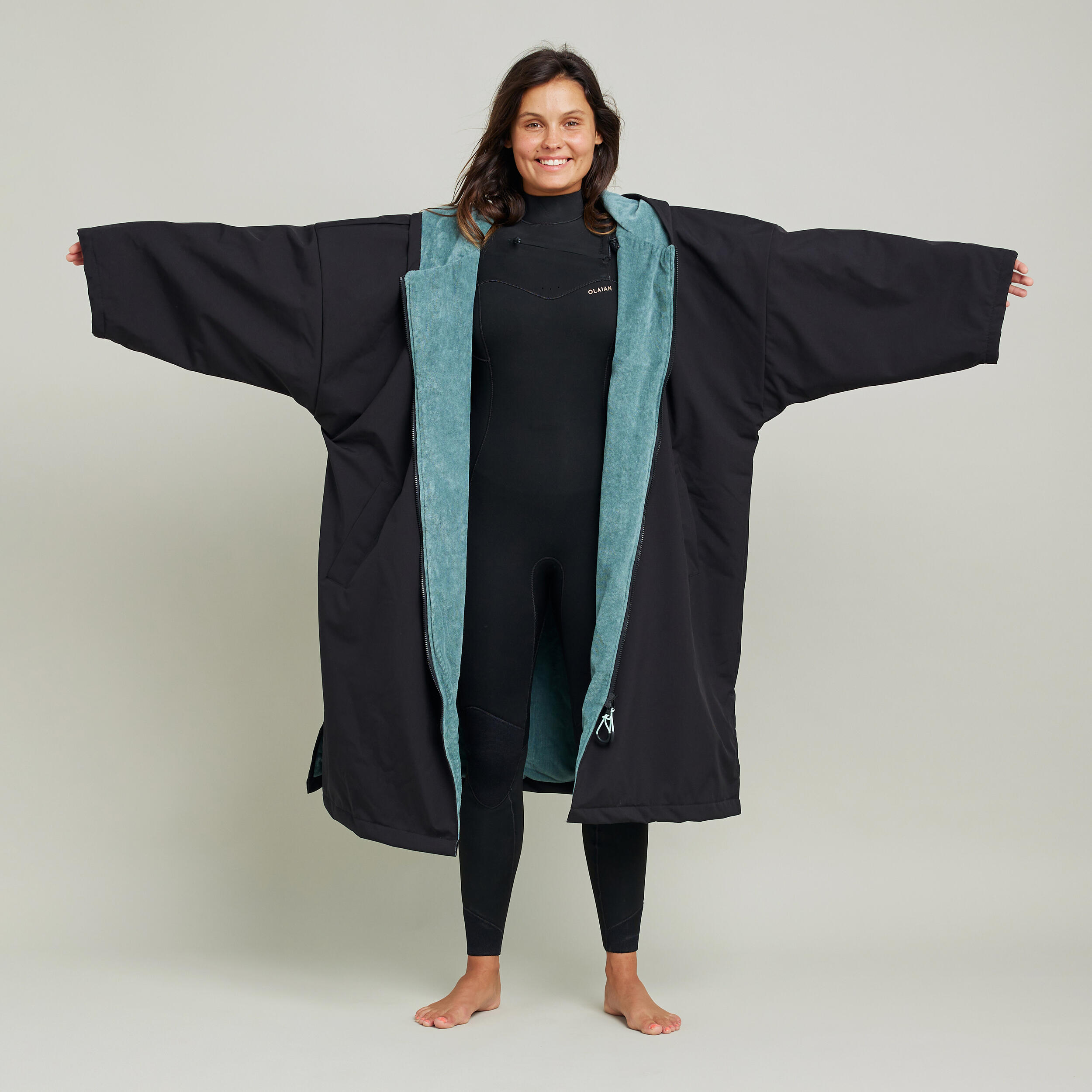 Adult Waterproof Changing Robe - 950 black 3/11