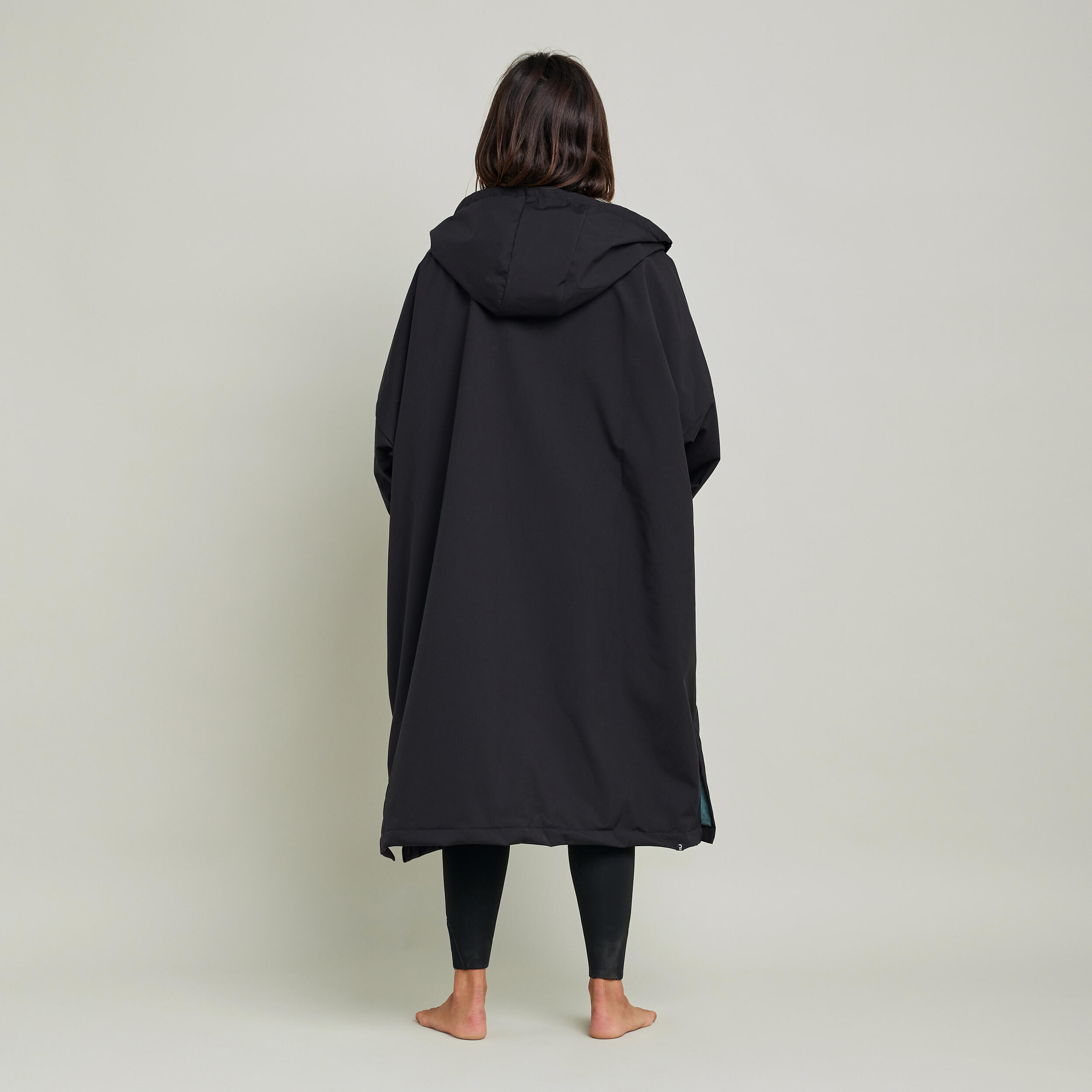 Orgaterm Poncho Gefüttert - Wasserdicht, Winddicht, Mit Fleece-Innenfutter & Reflektorstreifen