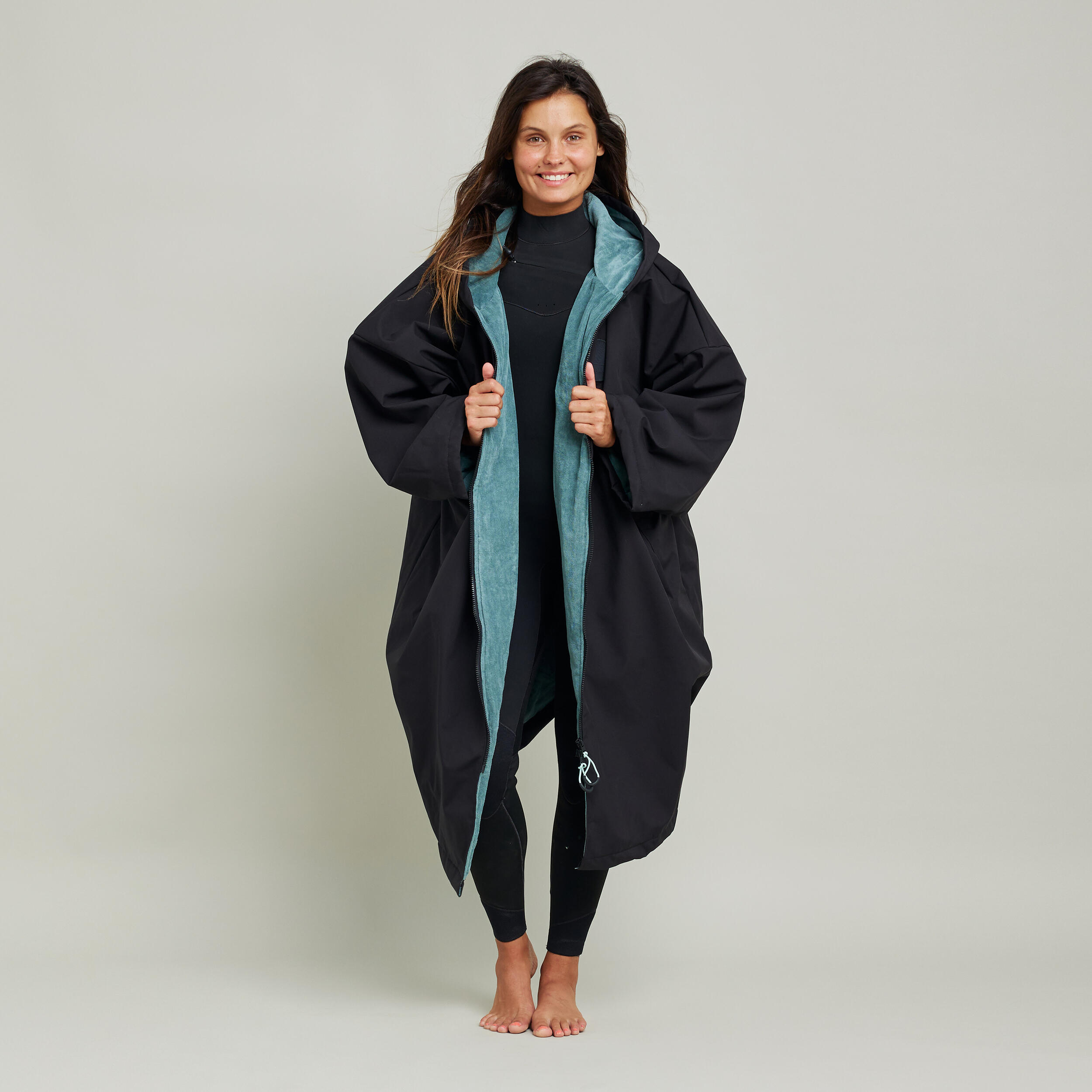 Poncho Surf Invierno 950 Impermeable Adulto 19/32