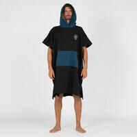 Adult Surf Poncho 500 - Black