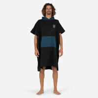 Adult Surf Poncho 500 - Black