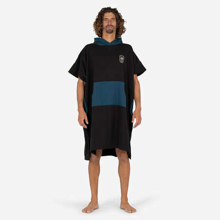 Poncho surf Adulte - 500 noir