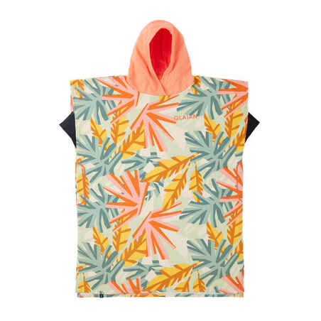 Kids' Surf Poncho 135 to 160 cm - 550 Jungle