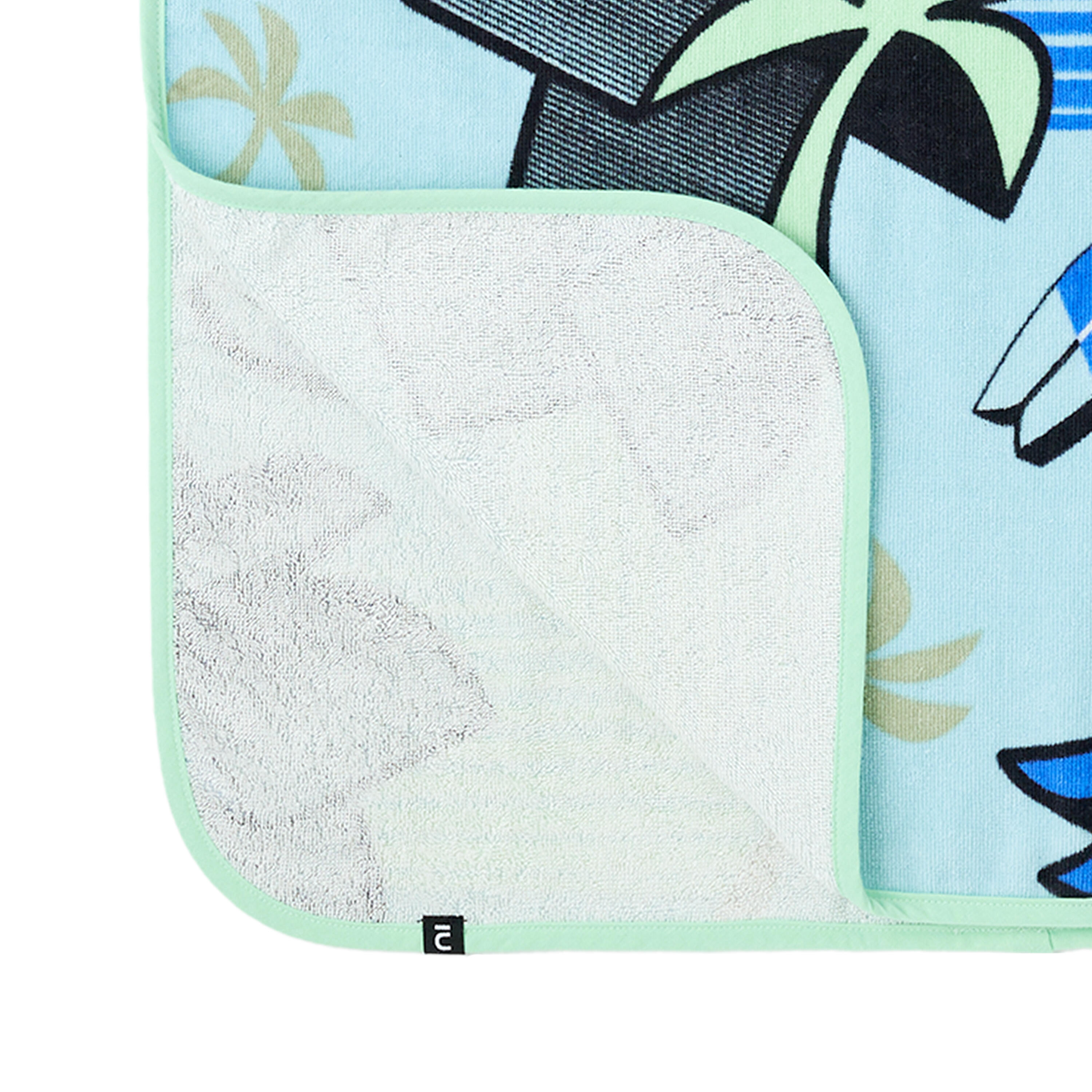 Poncho surf enfant 110 à 135 cm - 500 miamiii bleu 9/11