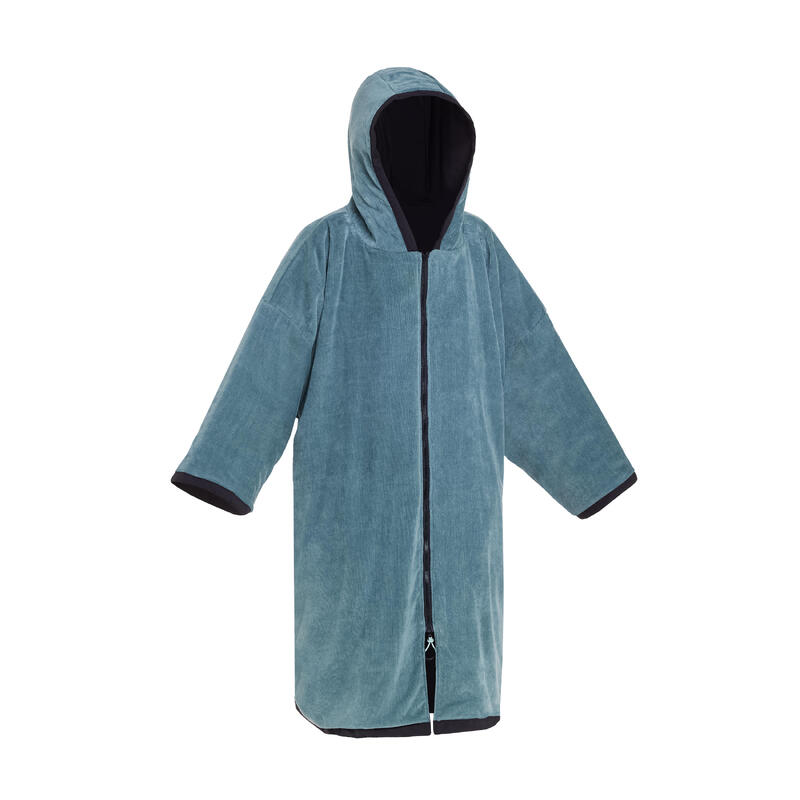 Poncho surf adulto 950 impermeabile nero