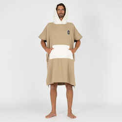 ADULT SURF PONCHO 500 Sand