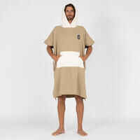 ADULT SURF PONCHO 500 Sand