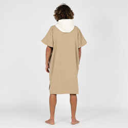 ADULT SURF PONCHO 500 Sand