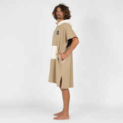 ADULT SURF PONCHO 500 Sand