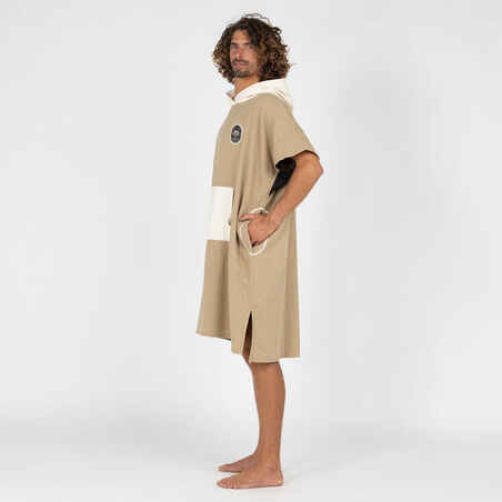 Adult Surf Poncho - 500 Sand - Decathlon