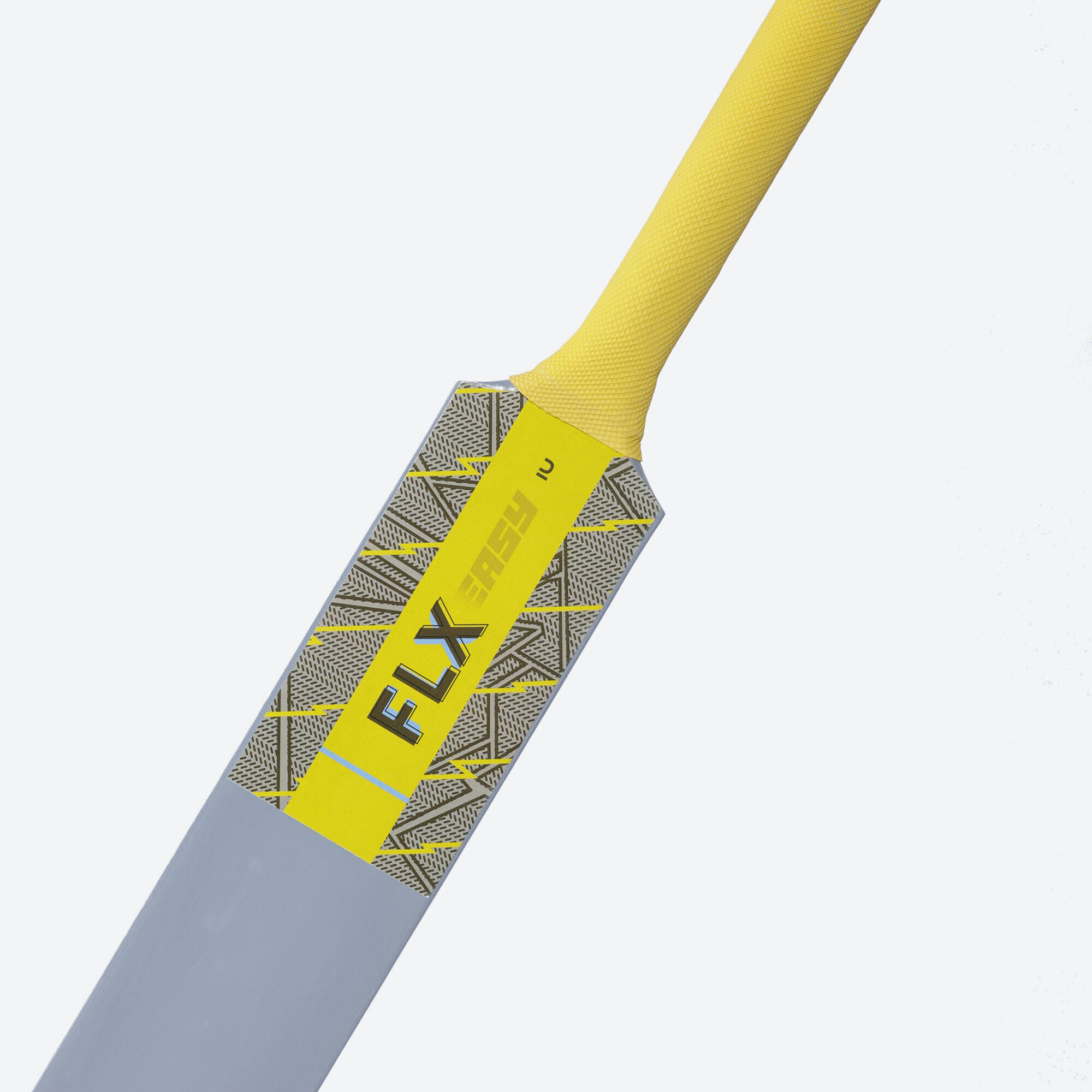 Kids Poplar Wood Cricket Bat Size 1 Soft & Medium for Tennis Ball T100 Easy Bat - Grey -  5