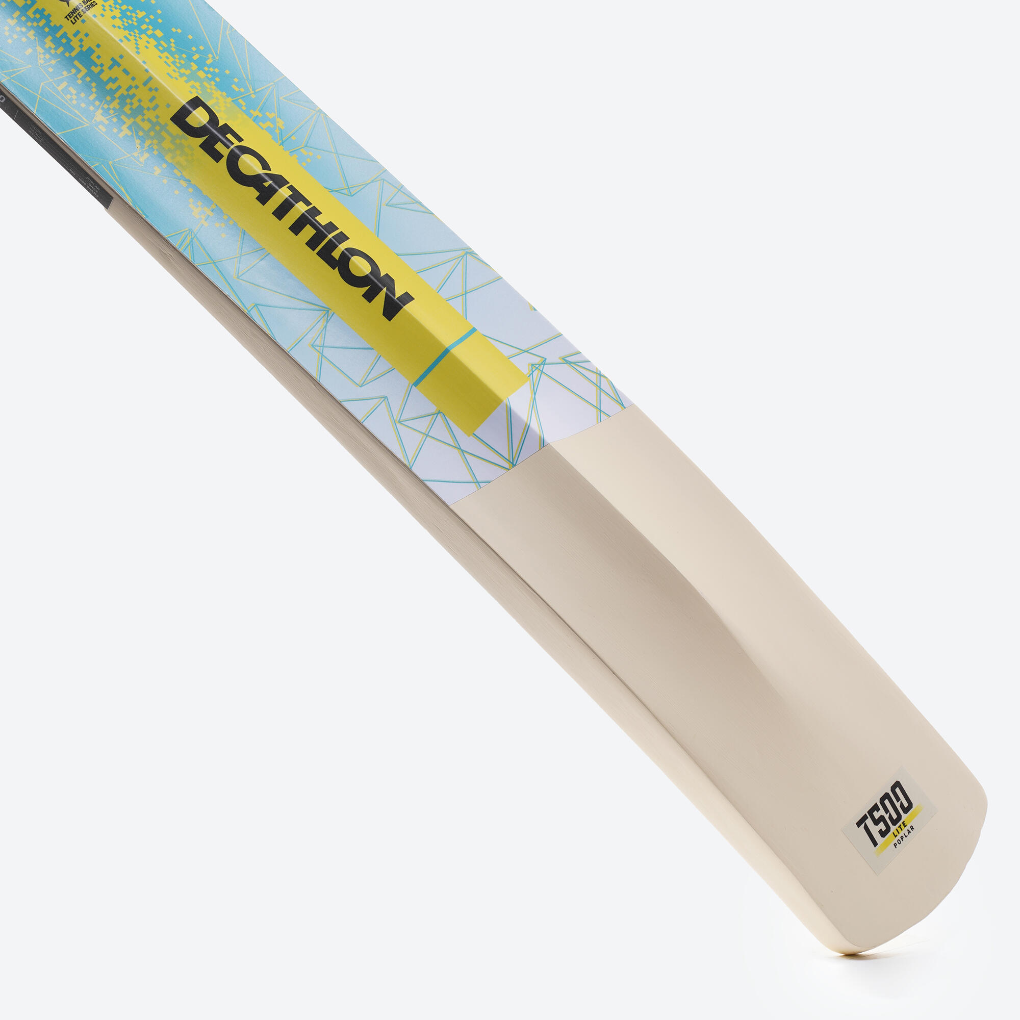 Cricket Bat for Soft & Medium Tennis Ball T500 Light - Yellow