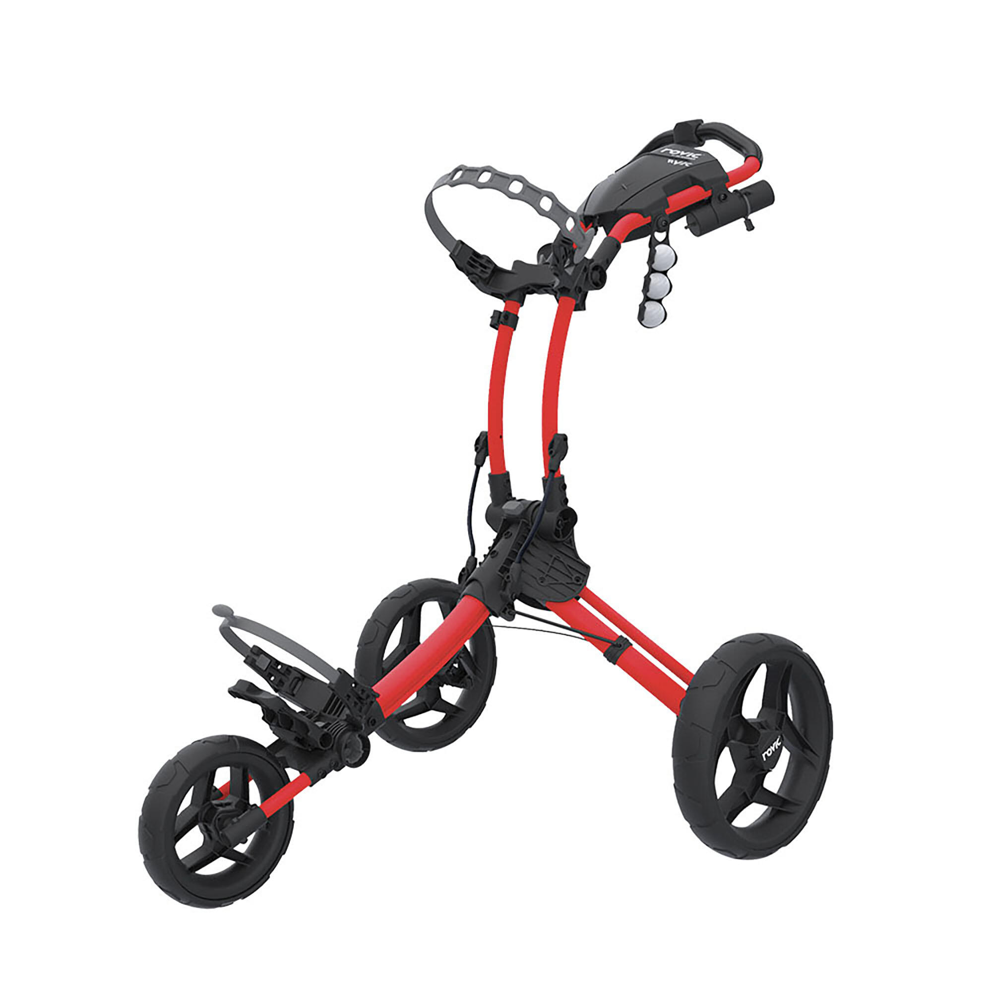 Carrinho Golfe 3 rodas Rovic Vermelho