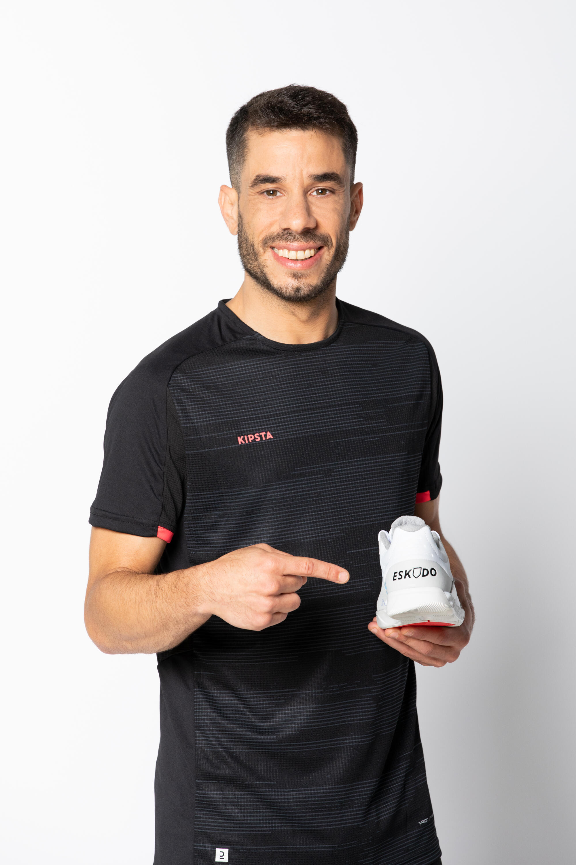 KIPSTA Pánska futsalová obuv Eskudo Pro MFoam kožená biela 43 · záber 8