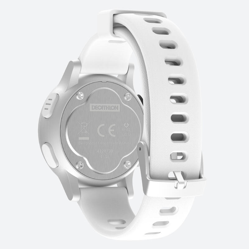Ceas cronometru pentru alergare W500S Alb