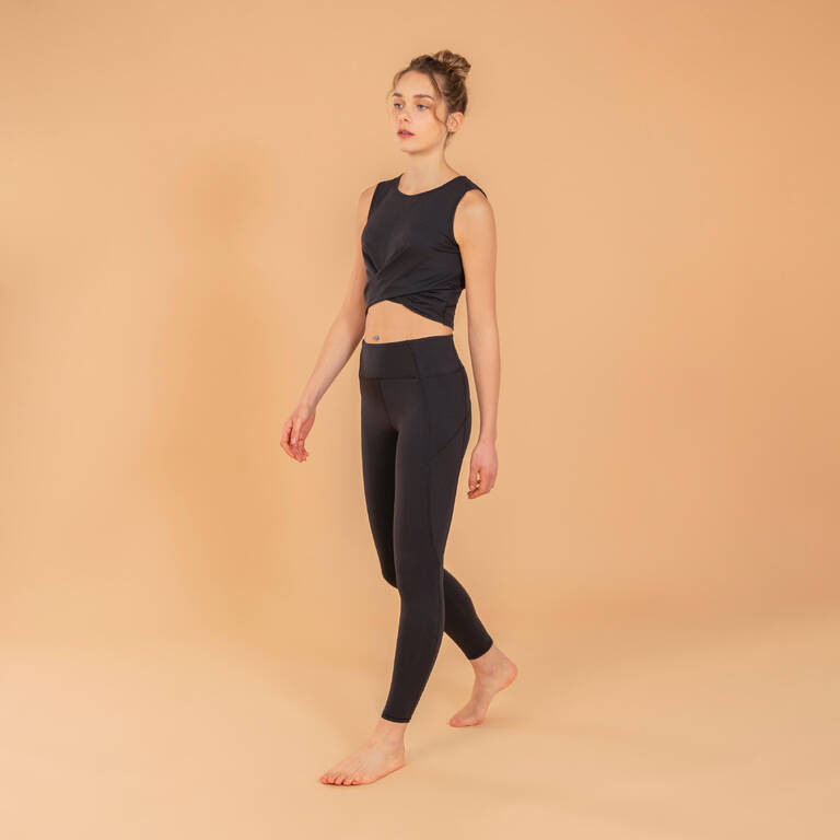 Yoga Crop Top Premium - Black