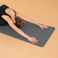 TAPIS YOGA GRIP+  V2 185 X 65 CM X 3 MM GRIS