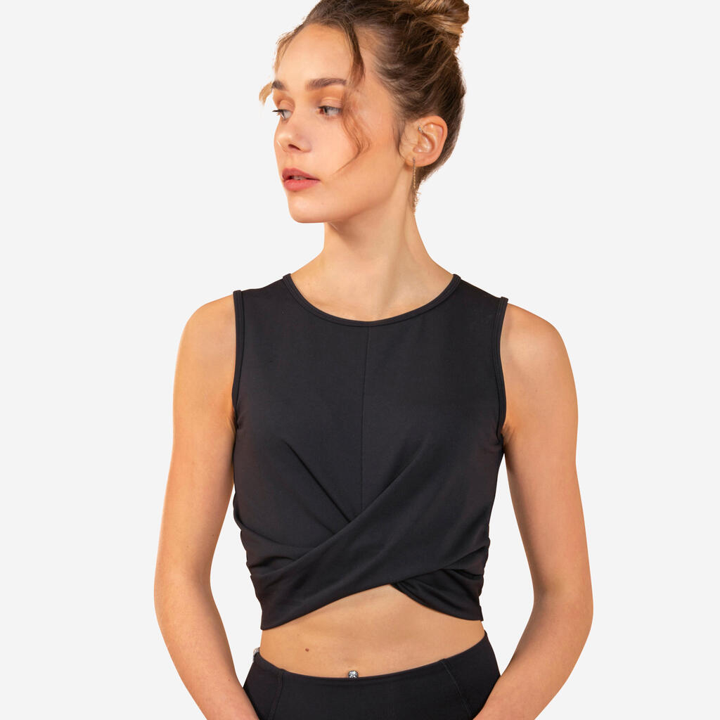 Yoga Crop Top Premium - Indigo