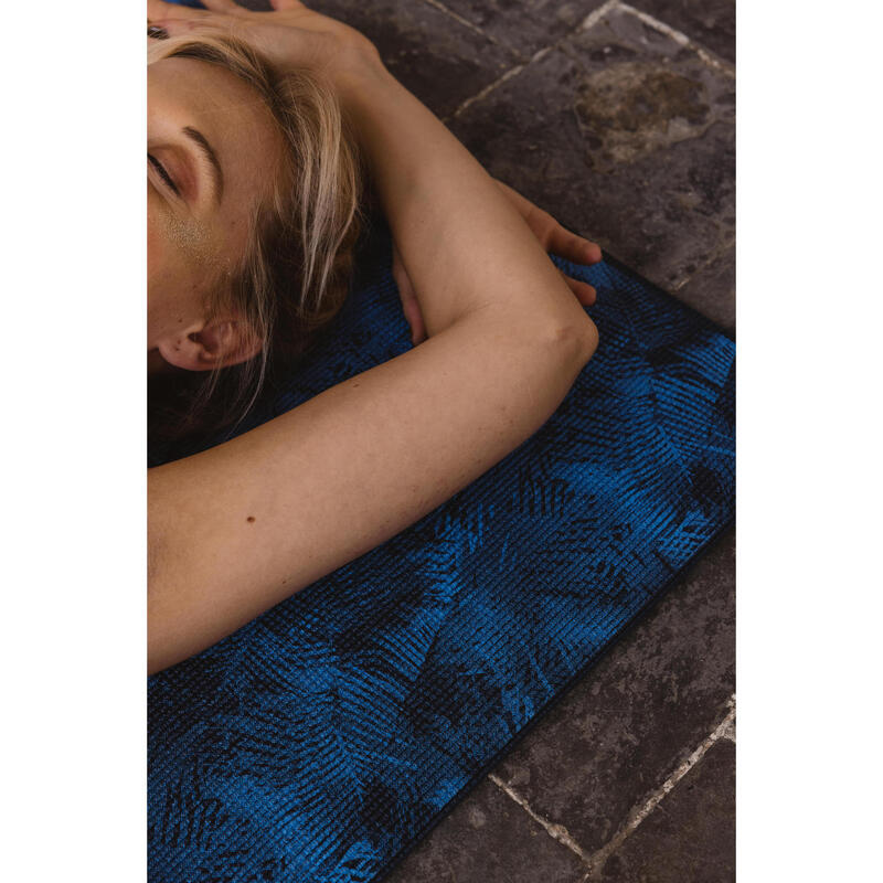 TAPETE DE YOGA CONFORTO 173 CM X 61 CM X 8 MM AZUL ESCURO