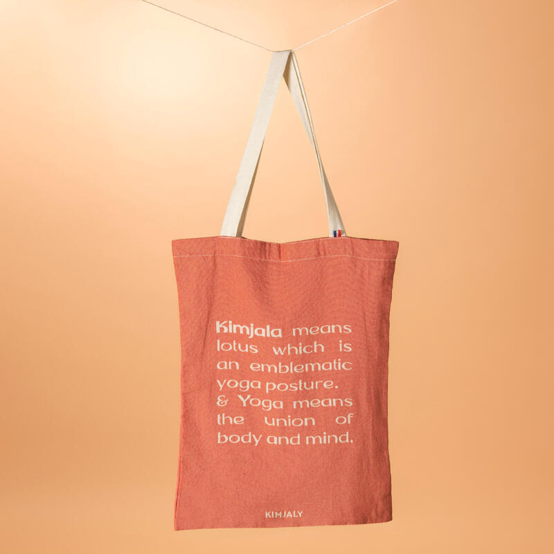 Bolsa yoga tote bag Kimjaly naranja