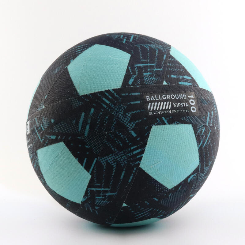 Balón de fútbol Ballground 100 azul/azul