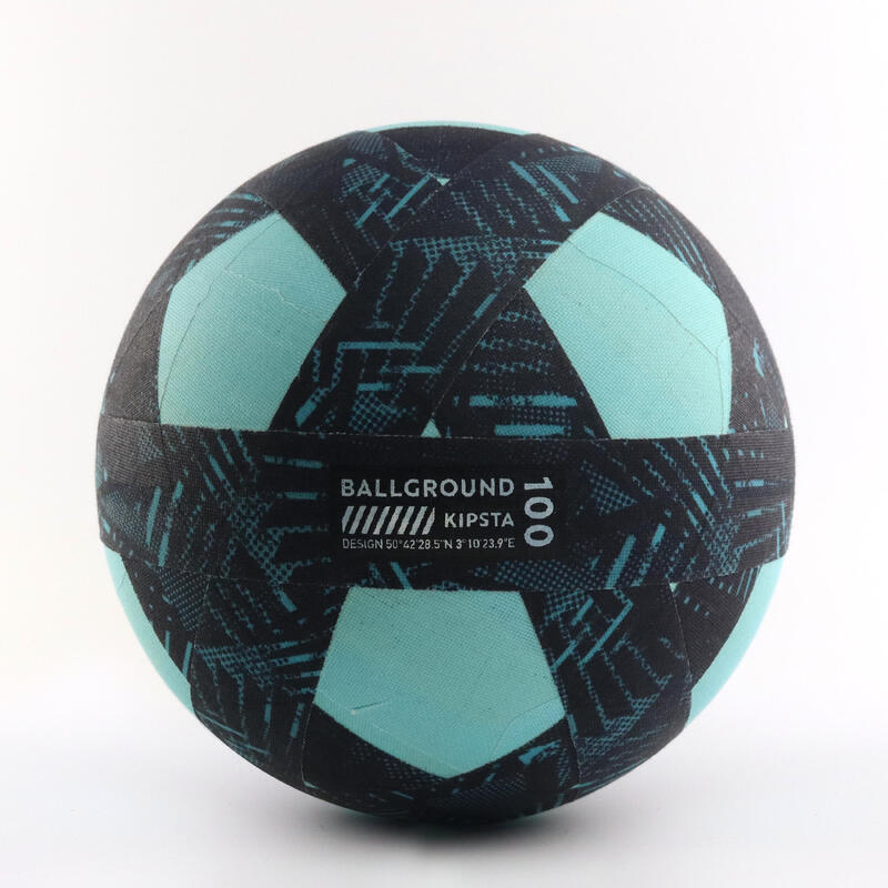 Balón de fútbol Ballground 100 azul/azul