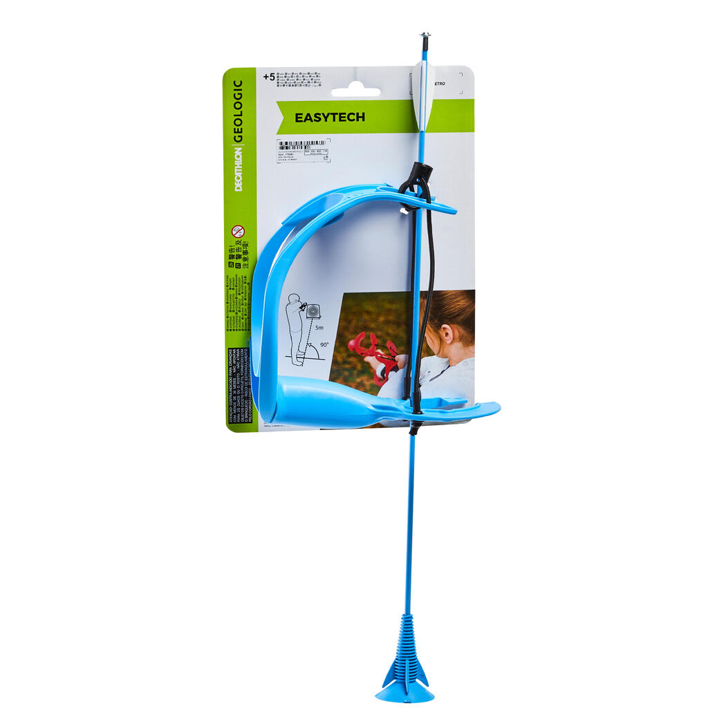 Kit de tiro con arco para Niños - Geologic Easytech azul