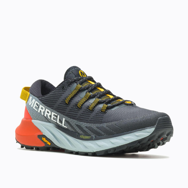 CHAUSSURES DE TRAIL RUNNING HOMME - AGILITY PEAK 4 GRIS/ORANGE