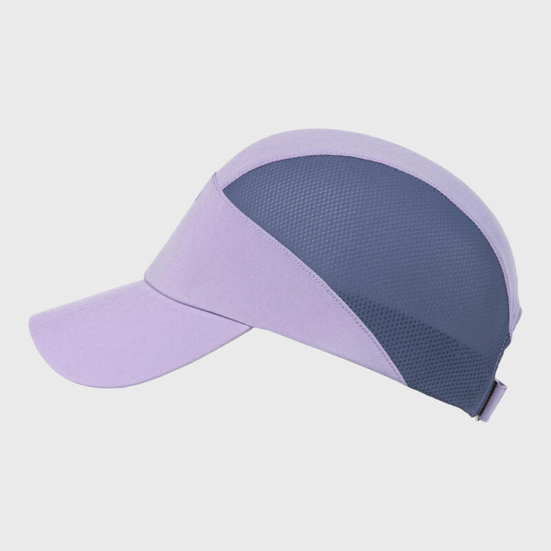 Lauf-Cap Schirmmütze Kinder atmungsaktiv - Run Dry lila/Denim 