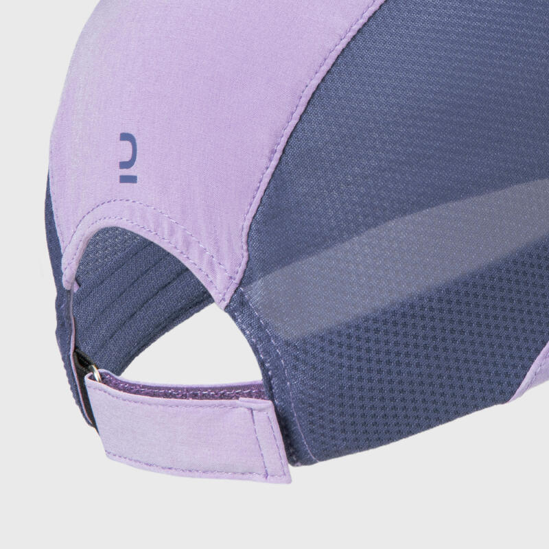 Casquette de running Enfant respirante - KIPRUN RUN DRY mauve denim