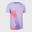 兒童透氣跑步 T 恤 KIPRUN－淡紫色／粉色